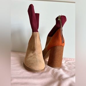 Chinese Laundry block color booties